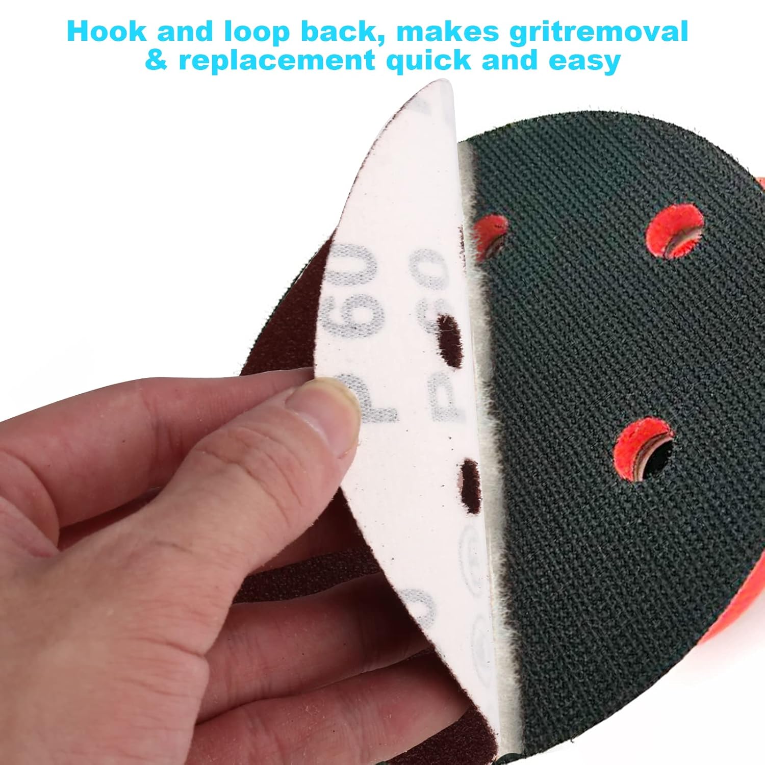 140 PCS 5 Inch 8 Hole Hook and Loop Sanding Discs, Random Orbital Sander Pads Sandpaper, 11 Grades Include 40, 60, 80, 120, 180, 240, 320, 400, 600, 800, 1000 Assorted Grits Sandpaper, by PHSZZ - - 