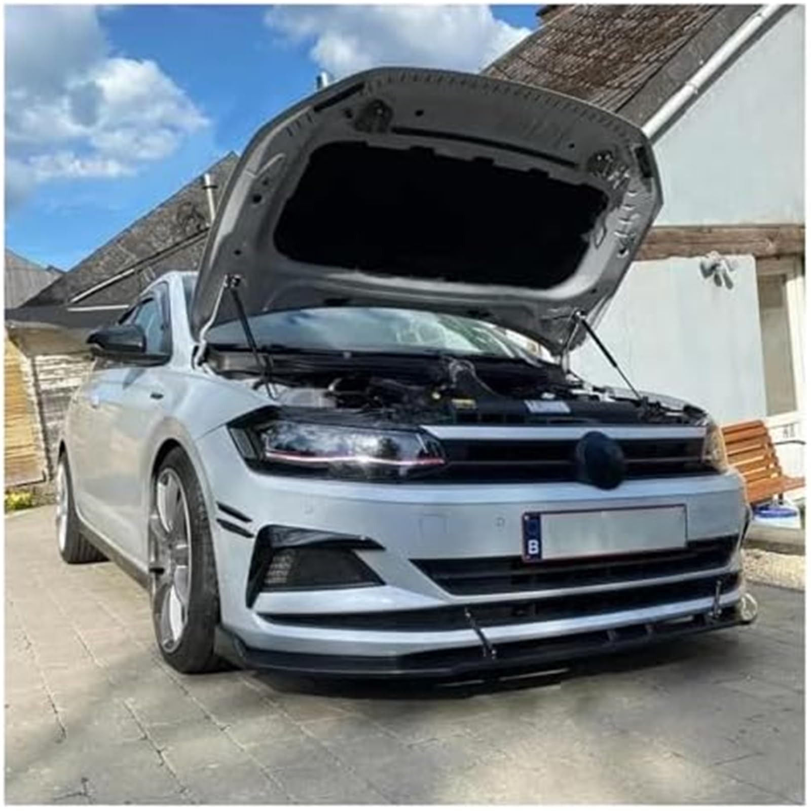 Splitter, dla dla VW, dla dla POLO, MK6 Virtus 2017-2021 Tuning