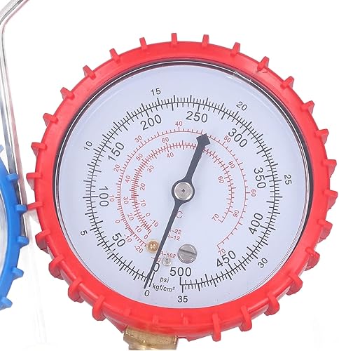Miniatura 7 de Medidores de presión del equipo de refrigeración de la CA de la HVAC de la CA de la CA de la CA manómetros para las medidas Temperatura de presión