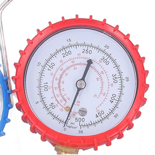 Miniatura 7 de Medidores de presión del equipo de refrigeración de la CA de la HVAC de la CA de la CA de la CA manómetros para las medidas Temperatura de presión