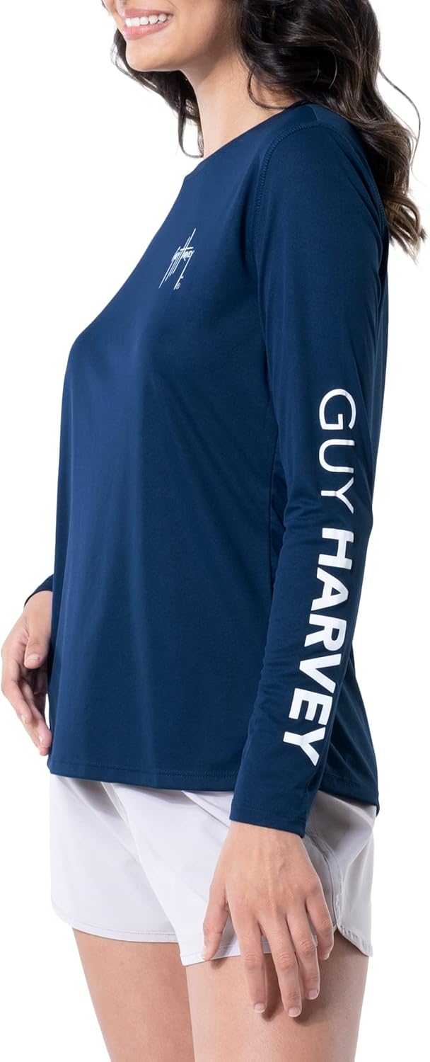 Guy Harvey Women's Long Sleeve Performance Sun Protection Shirt UPF 50+ - Image 3