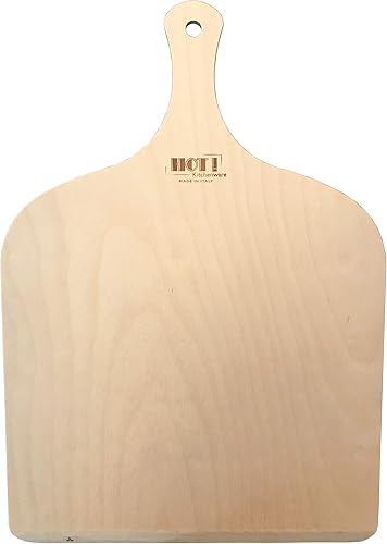 Miniatura 3 de HOT!Utensilios de cocina de madera de abedul para pizza, fabricado en Italia, 11.4 x 16.3 x 0.23 pulgadas