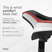 Vista 3 de Wittkop Asiento de bicicleta I para hombres y mujeres, impermeable, con innovador asiento de bicicleta de 5 zonas Concept I para BMX, MTB y carretera