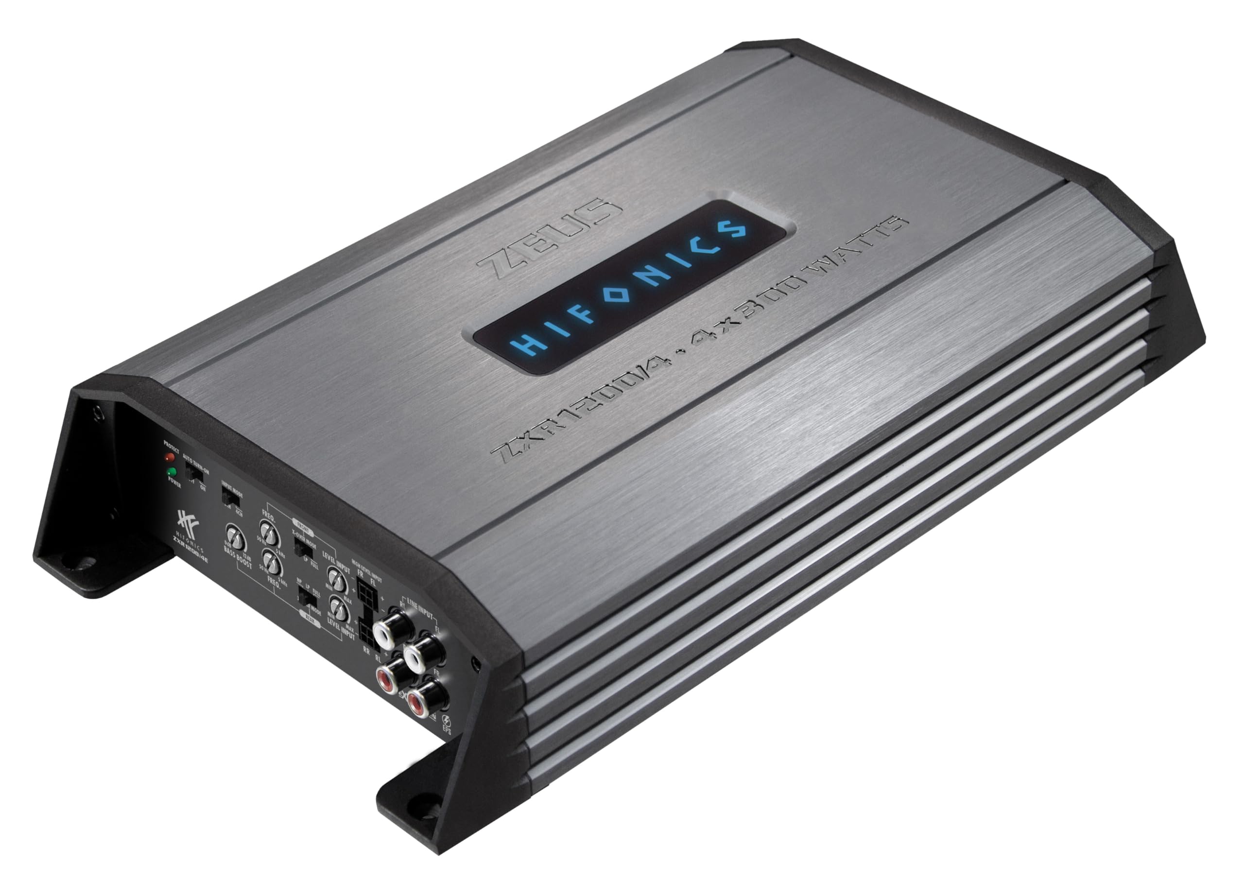 HiFonics ZXR1200/4E - Amplificador digital compacto de 4 canales CLASS D Premium con 1200 W RMS | de la serie ZEUS EXPANSION