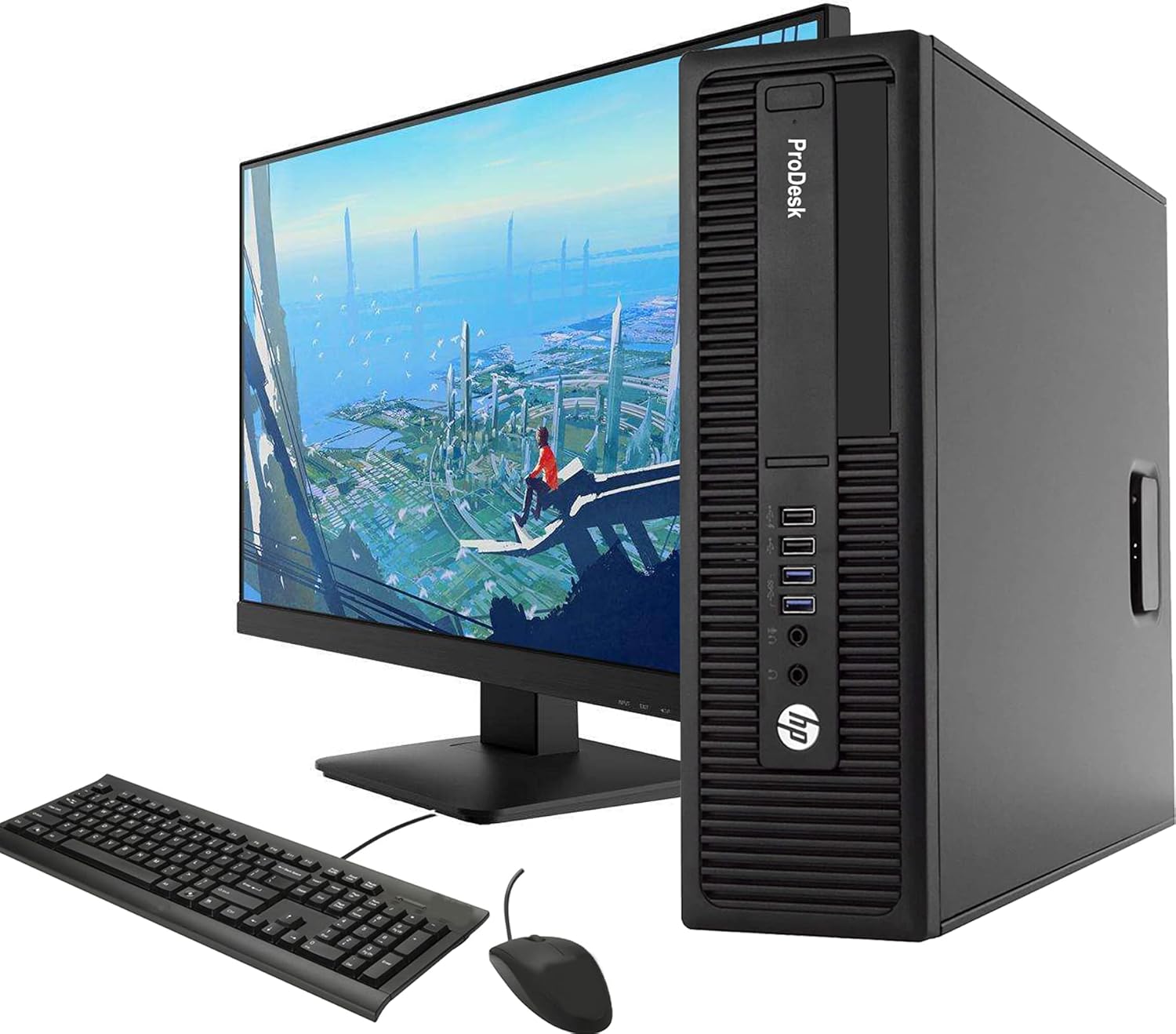 HP 600 G2 SFF Computer Desktop PC, Intel Pentium G4400