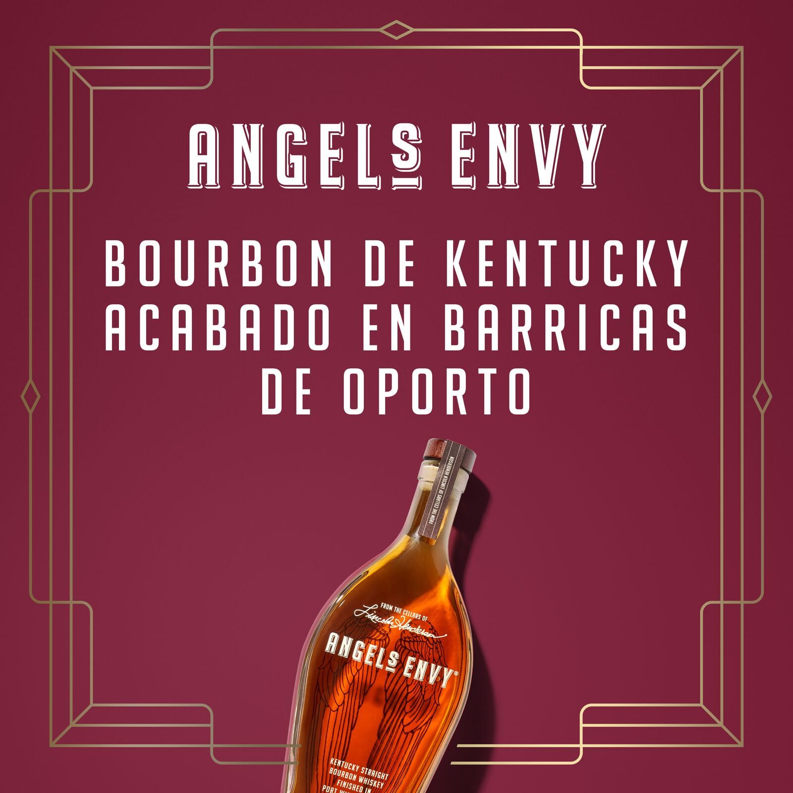 Angel's Envy Kentucky Straight Bourbon Whiskey, 43,3% ABV, 70cl / 700ml, acabado en barricas de vino de Oporto