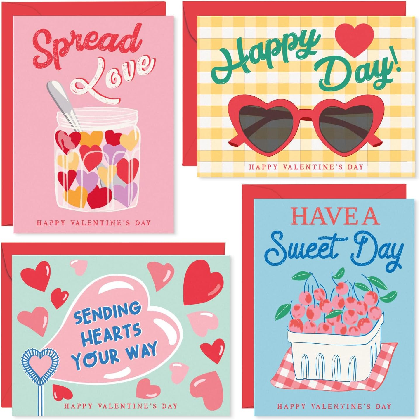 Handmade Valentine's Day Card - Valentine's CardsPink & Posh