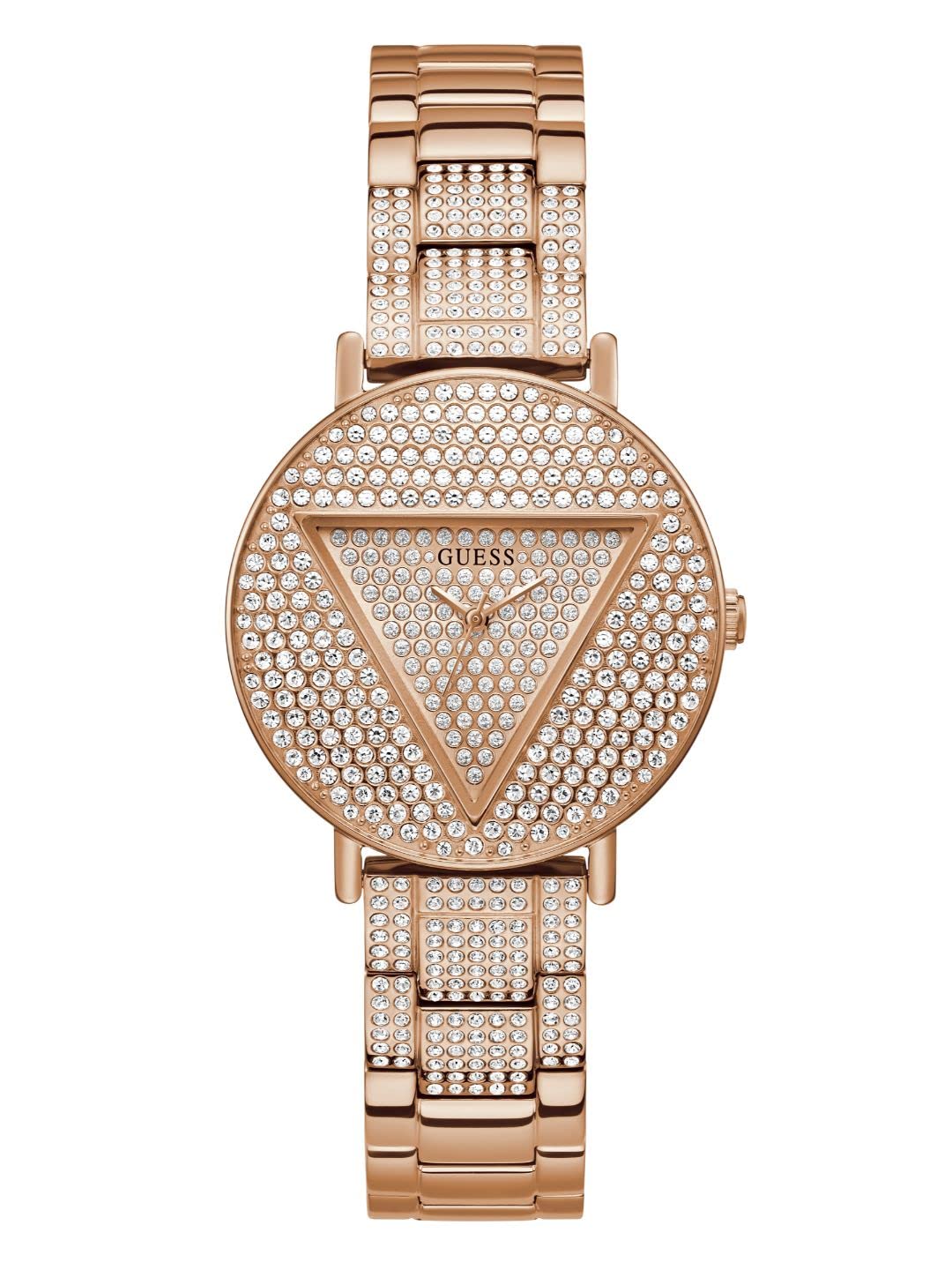Guess 3 Hands Womens Analog Rose Gold Dial Coloured Quartz Watch, Round Dial with 36 mm Case Width - GW0512L3 (B0BRPY6DQS) Amazon Price History, Amazon Price Tracker