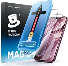 MAGIC JOHN for iPhone 18 Pro Max Screen Protector Easy Installation | 2 Pack, 6.9 inch, HD Clear, 9H Tempered Glass, Bubble Free, Auto Dust-Elimination