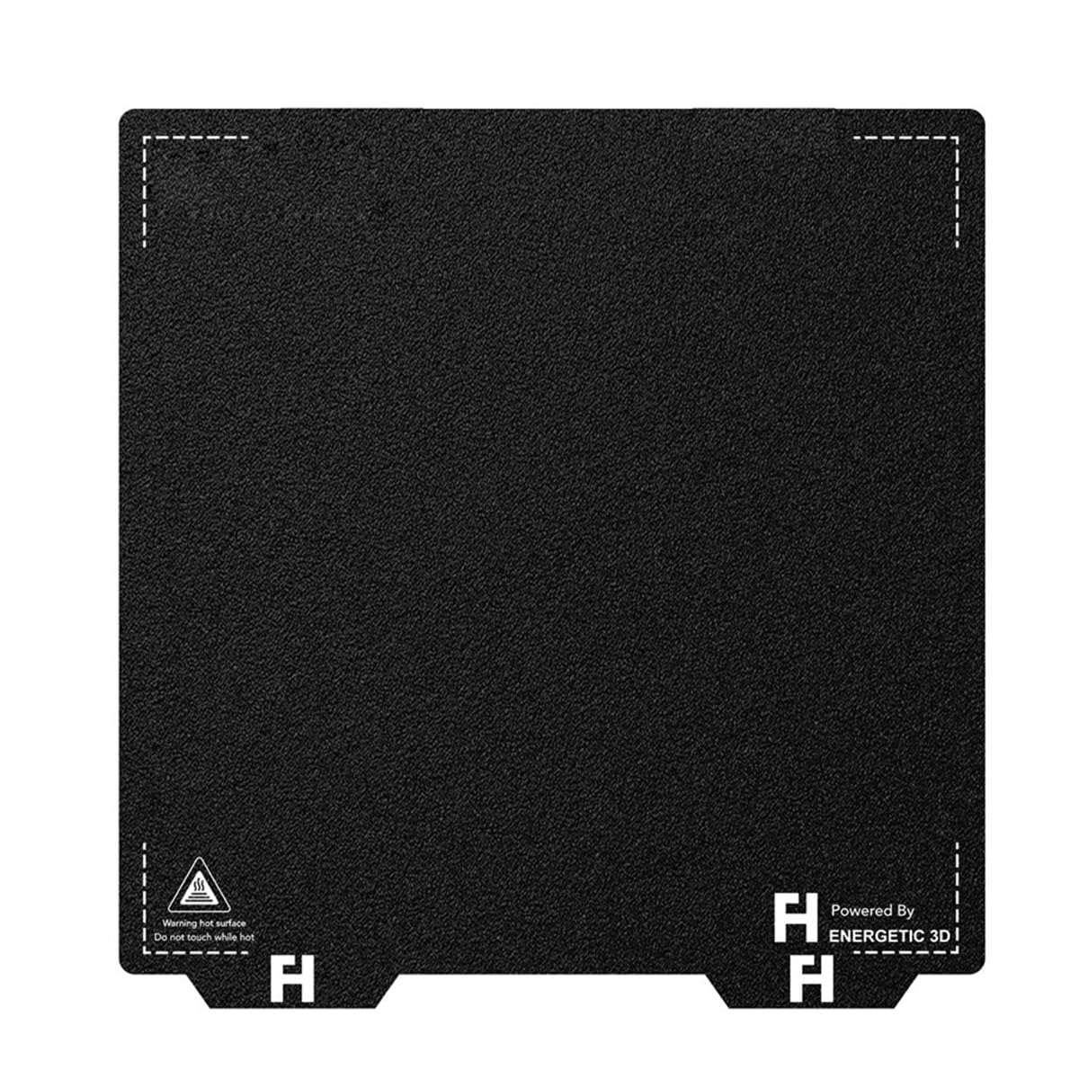 Piezas y accesorios para impresoras 3D Resorte de cama con calefacción magnética doble cara PEI Pro texturizado, acero 120x120mm for piezas impresora 3D