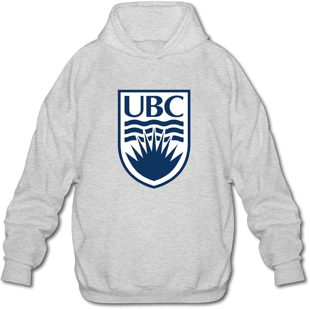 University Of British Columbia Hooded Sweatshirt Ash L For Men Amazon
