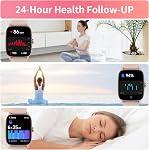 Montres intelligentes pour hommes femmes, avec appel Bluetooth, 1.85" Écran DIY Composez Smartwatch pour Android iPhone. 100+ Modes sportifs, moniteur de rythme cardiaque, AI Tracker de fitness intégré, IP68 imperméable