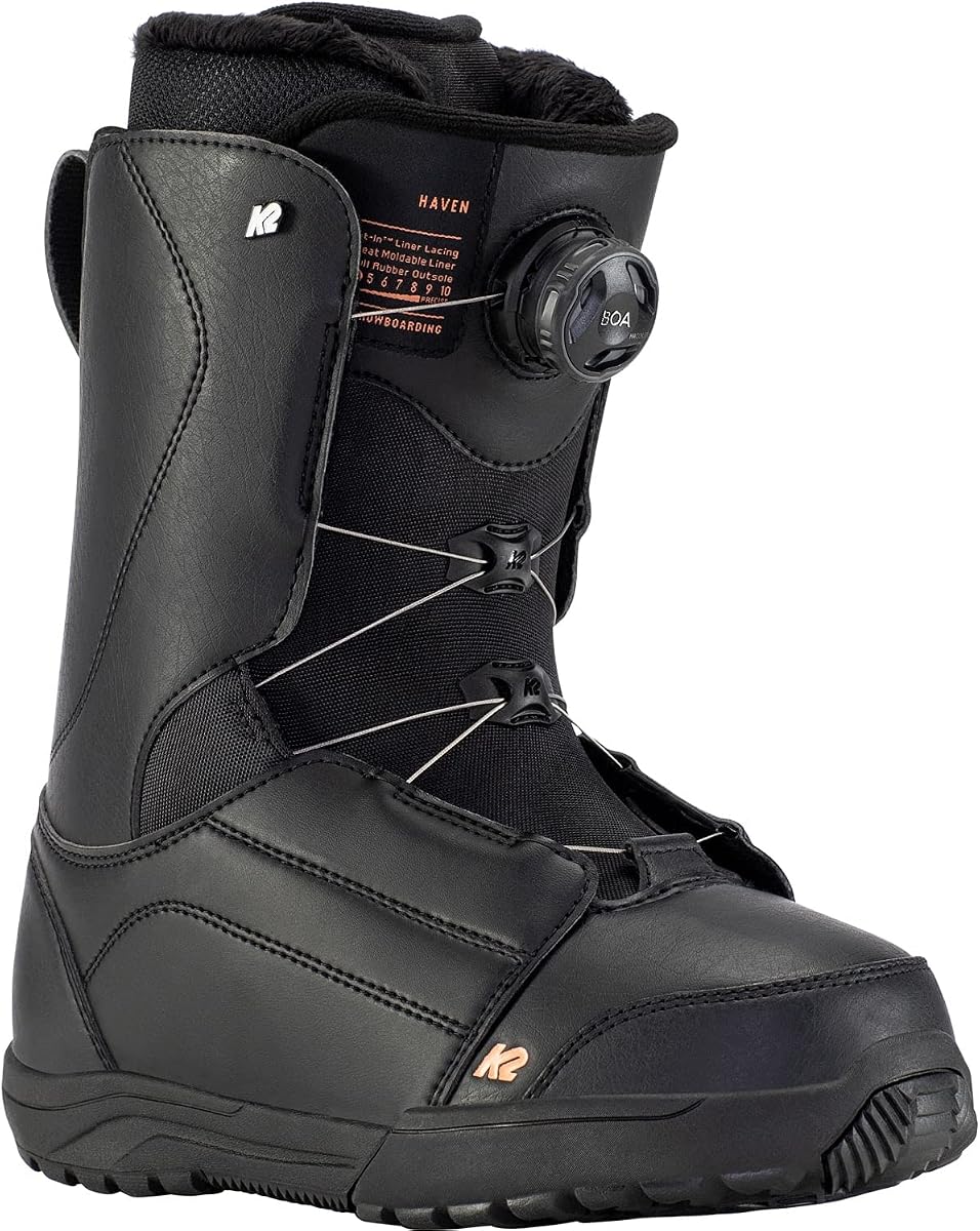 Botas de snowboard Haven 2021 - Mujer Negro 7.5