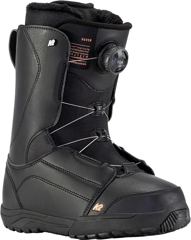 Botas de snowboard Haven 2021 - Mujer Negro 7.5