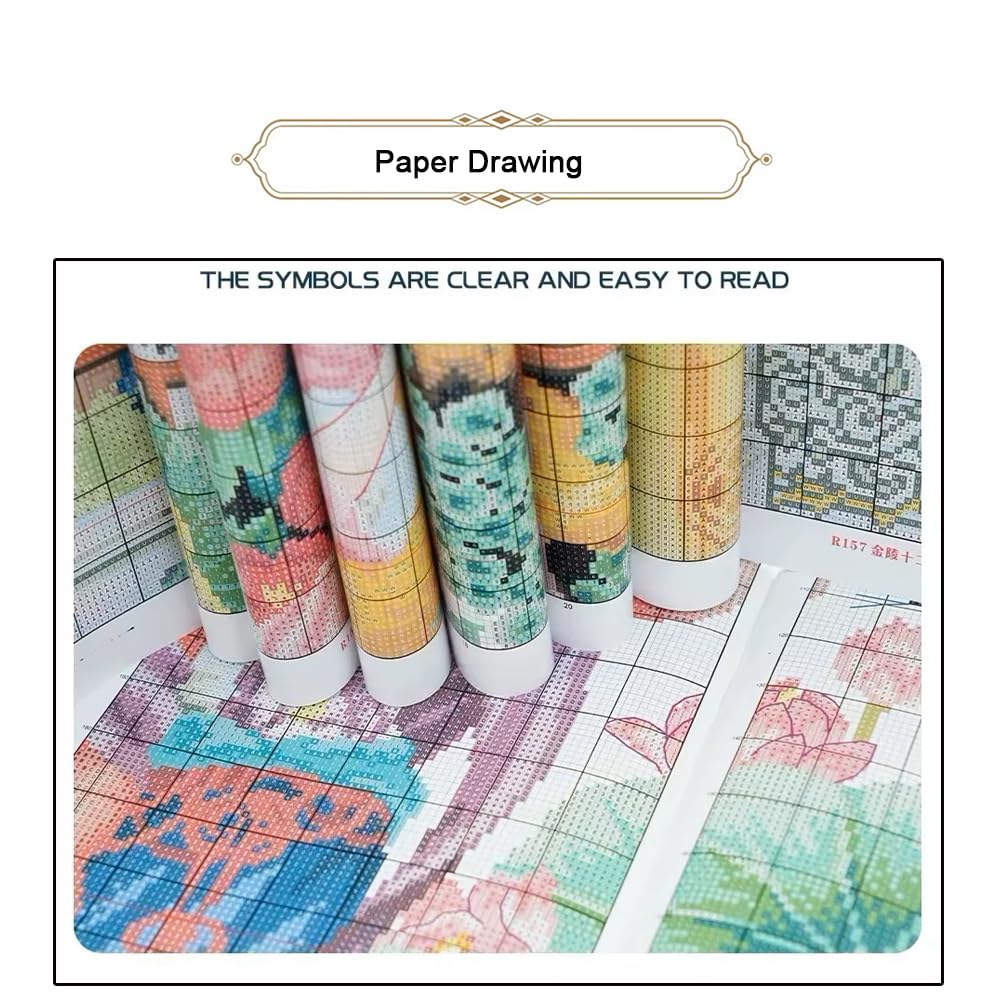 Stitchhaven Kit de broderie au point de croix 14CT Chat mignon pour débutants, ensemble complet de broderie DIY non imprimé avec motif et outils, tissu Aida et fils de qualité supérieure (Chat 2)