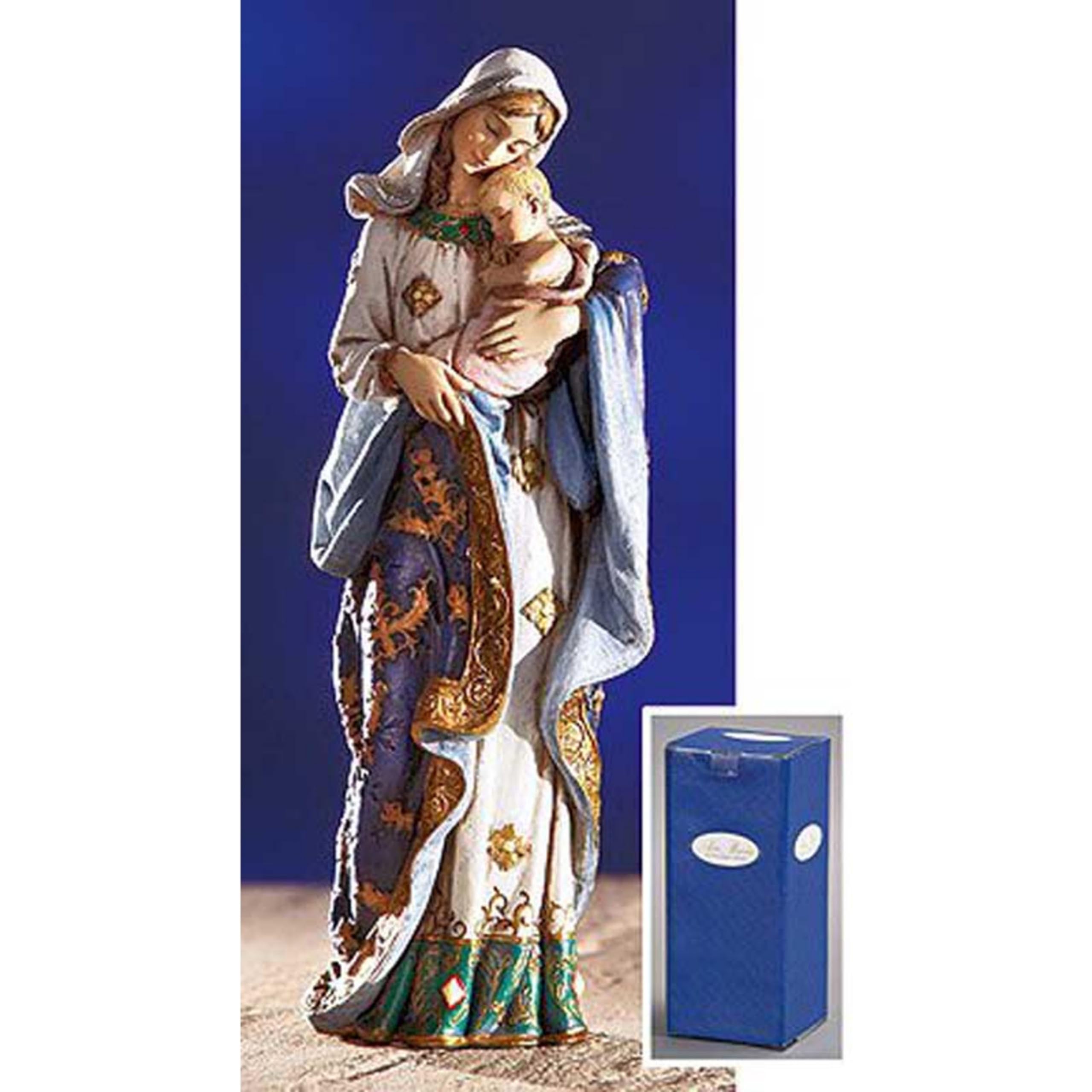 Gift Faith Adoring Madonna and Child Statue - 7 inch Height
