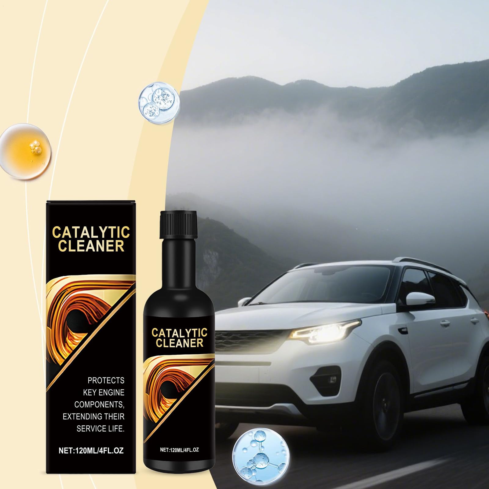 Generisch Catalizador Limpiador | 120 ml líquido removedor para la eliminación de Carbono | Limpiador para el de Escape | para el Mantenimiento del de, la bujía y