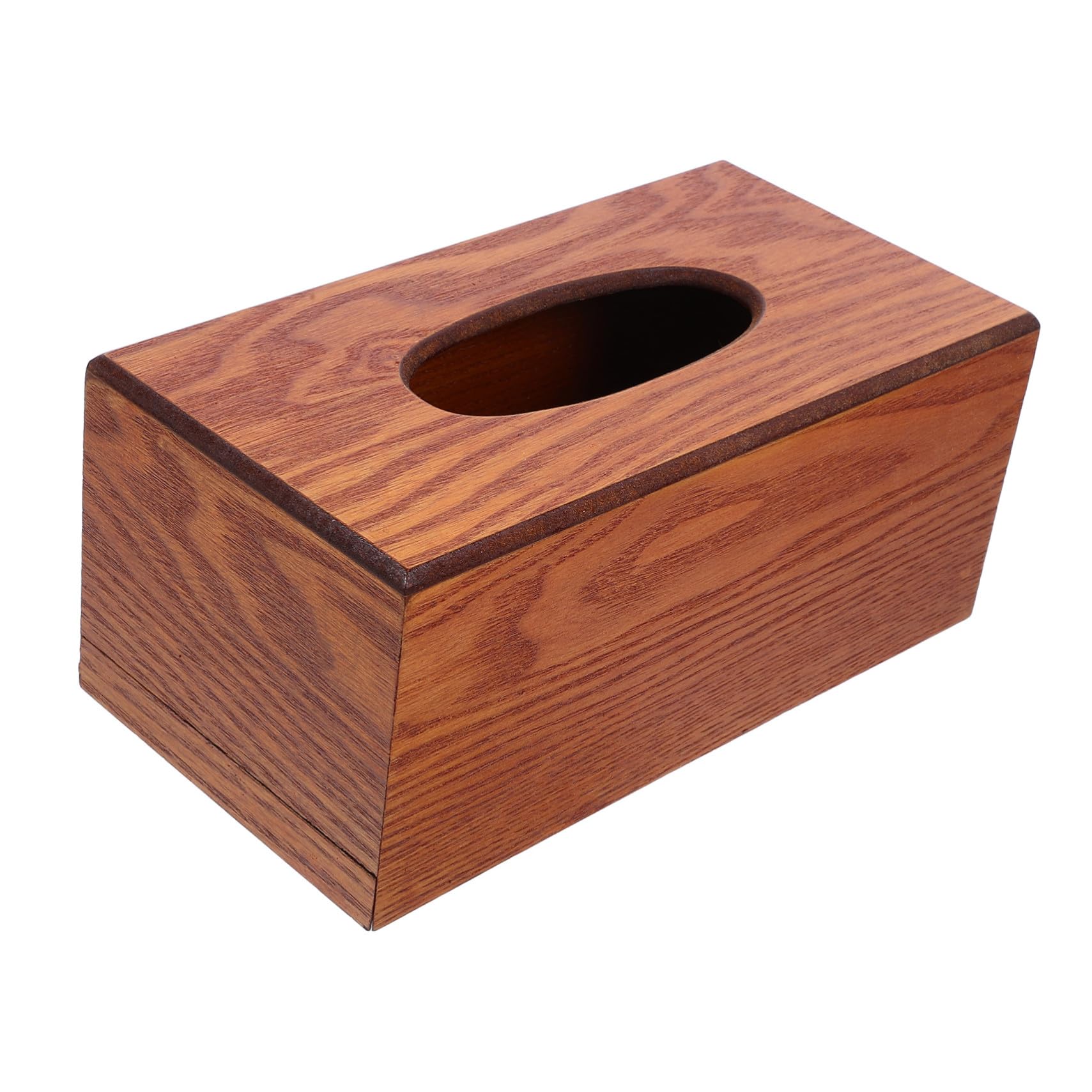Boîte à mouchoirs rectangulaire de qualité supérieure en bois massif résistant