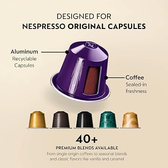 Nespresso OriginalLine: Kazaar, 50 Count - ''NOT compatible with Vertuoline''