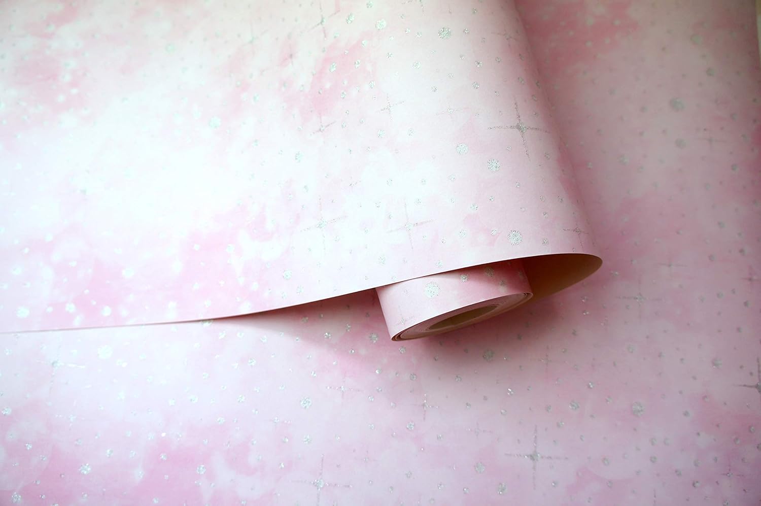 Holden Decor Iridescent Texture Pink 91061 Wallpaper