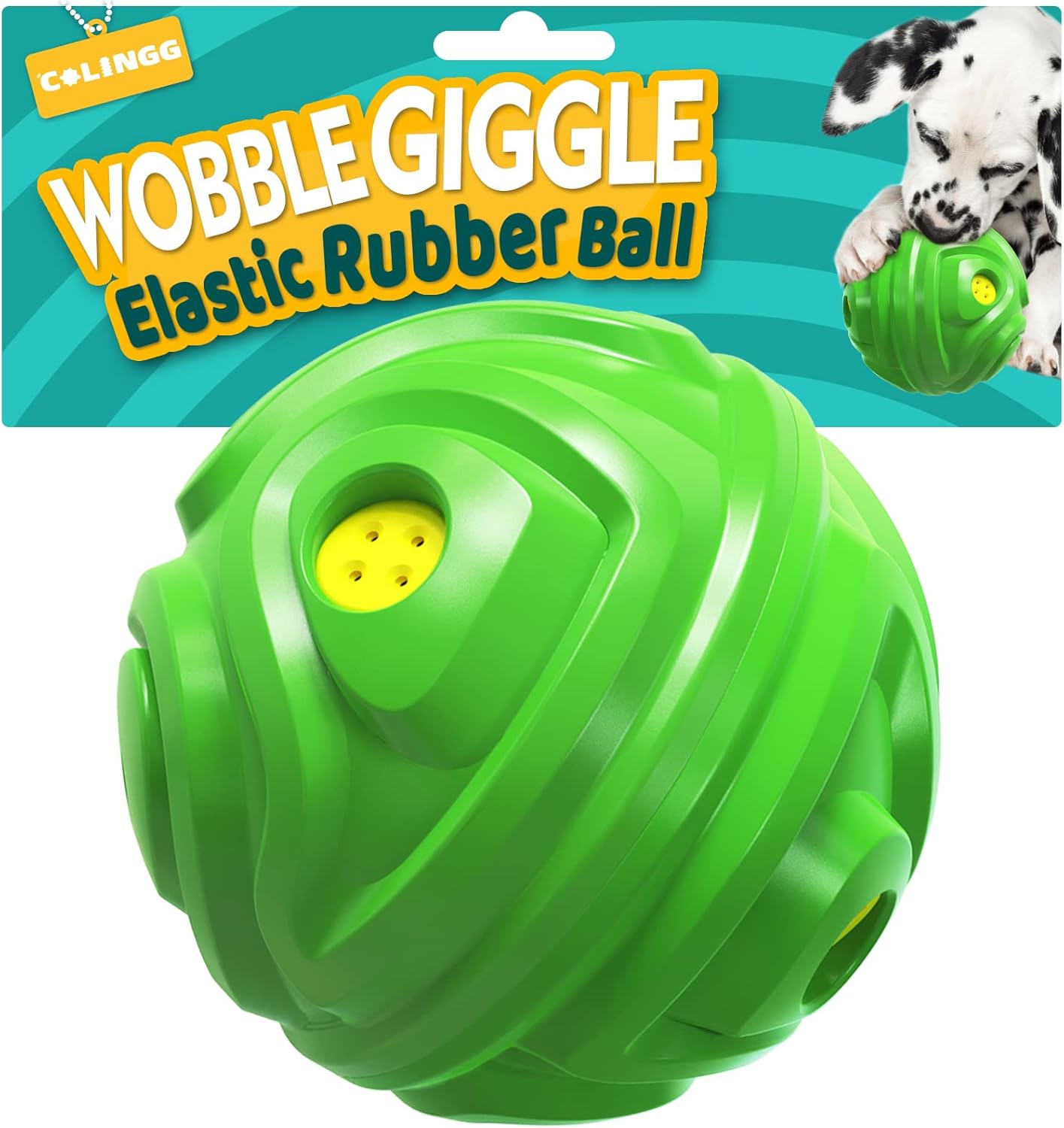Pet Supplies Dog Giggle Ball Interactive Squeaky Toys Puppy Wobble Wag Talking Balls for Small