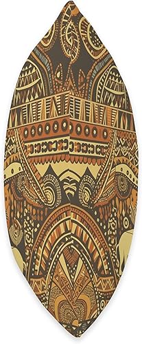 Miniatura 2 de Logiamerch Patterns Patrón africano con elefante, almohada Love Africa, 18 x 18 pulgadas, multicolor