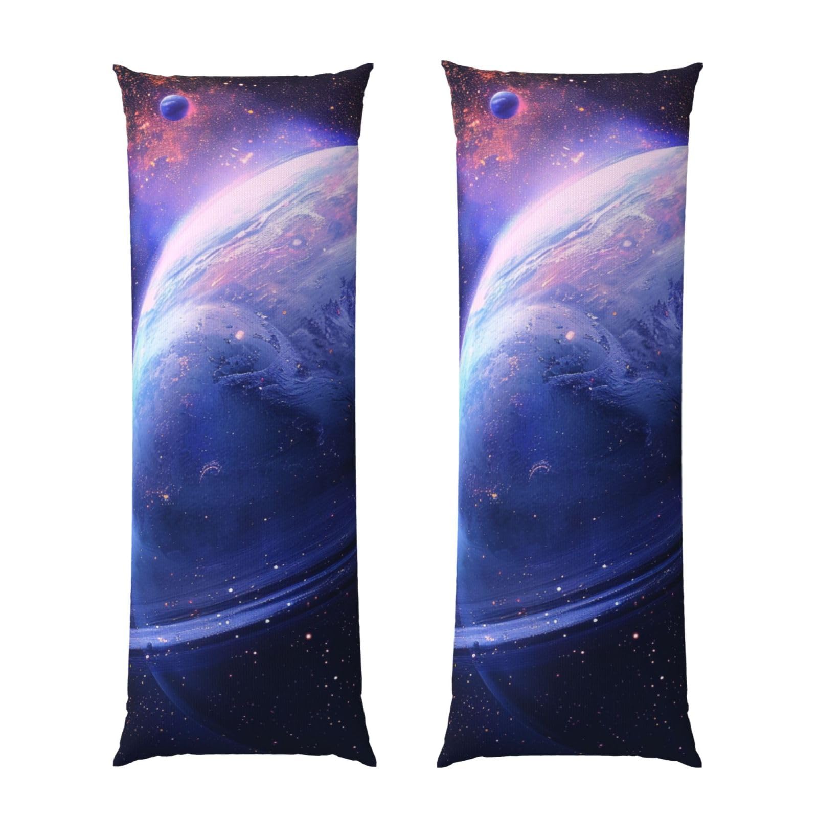 Body Pillow Cover 20x54 Inch, Planet Print Long Lumbar Pillow Case with Zipper Long Body Pillowcase Decorative for Bed Sofa Bedroom