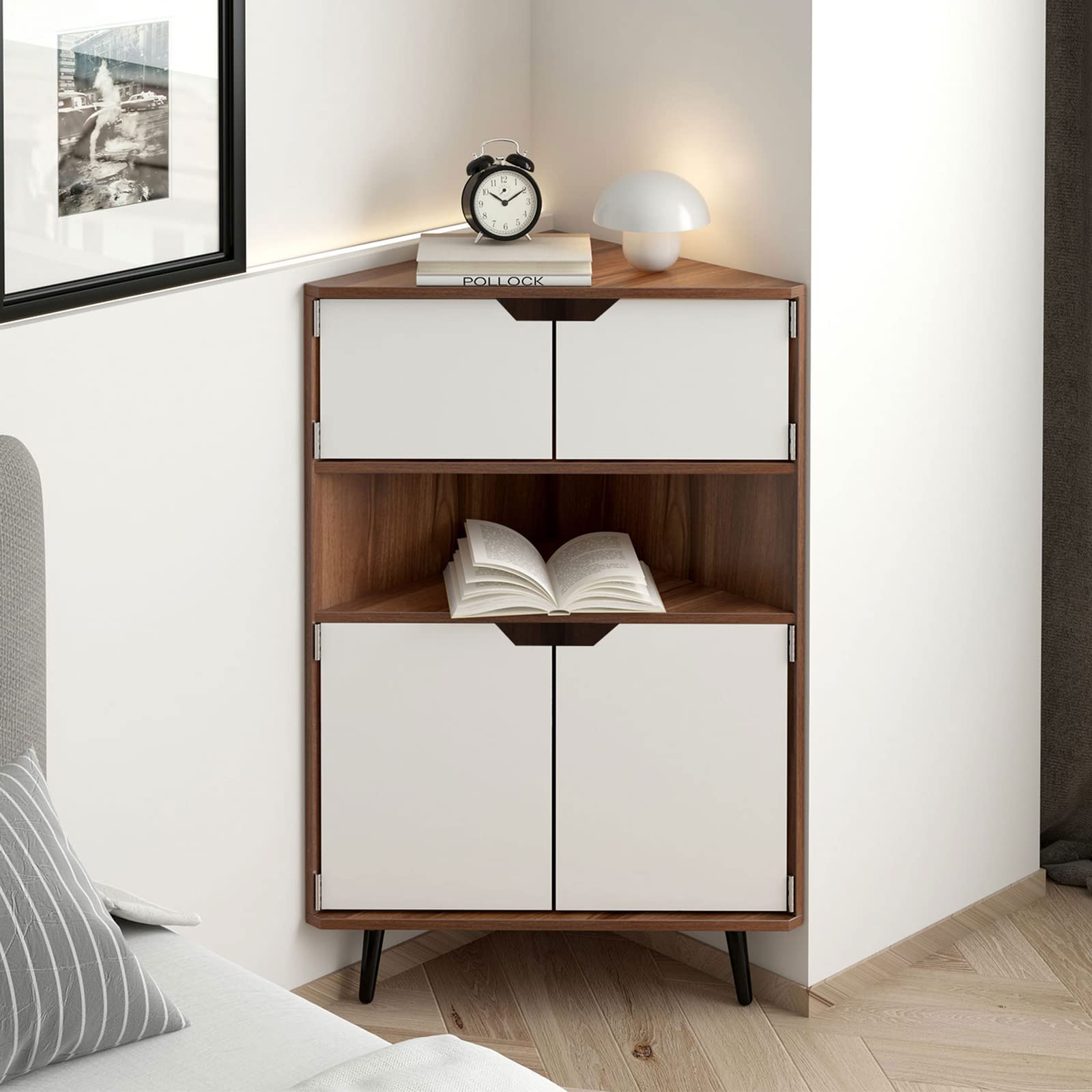 Opbergkast Spazzare – 100 cm – dark mango € 999,- ⋆ Pronto Wonen ⋆ Löwik Meubelen