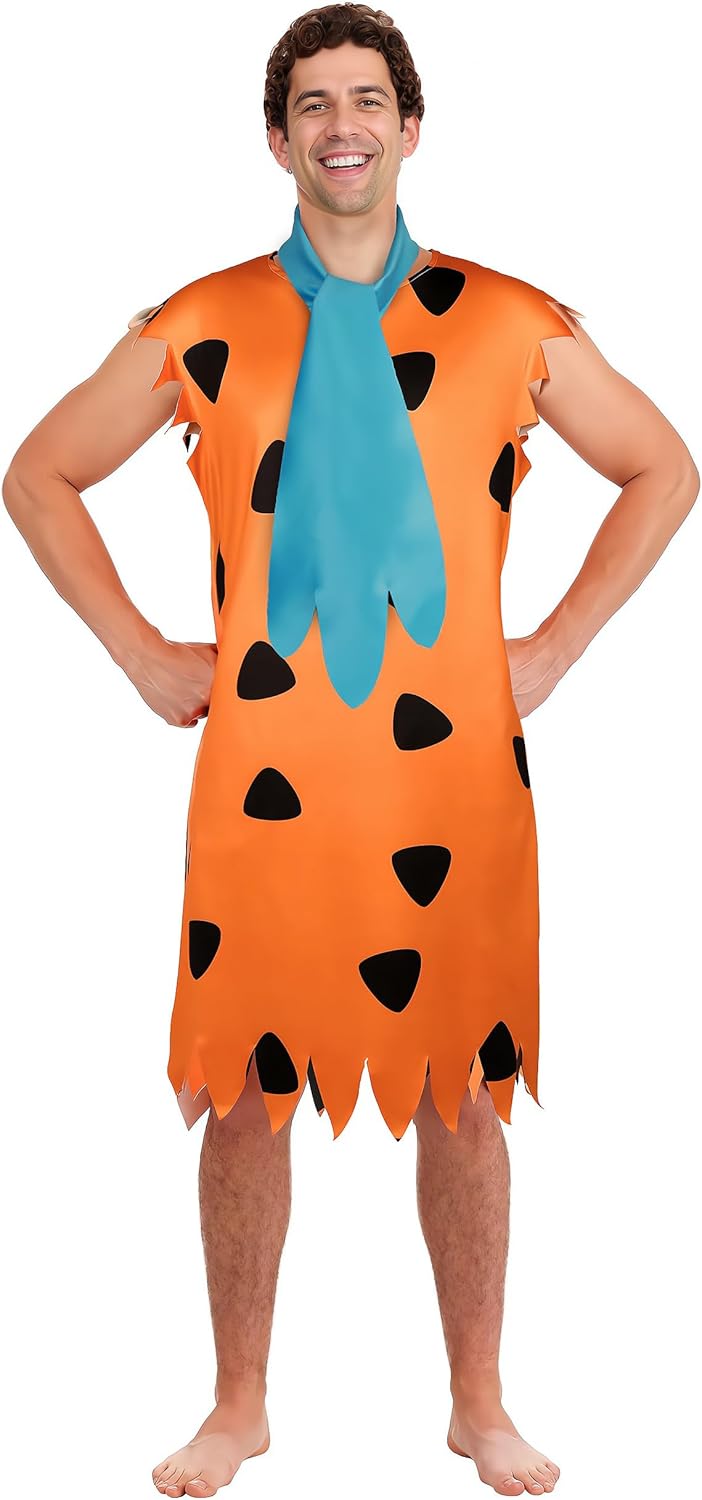 MCJC Men's Caveman Costumes Funny Halloween Costume Outfits for Cosplay Large