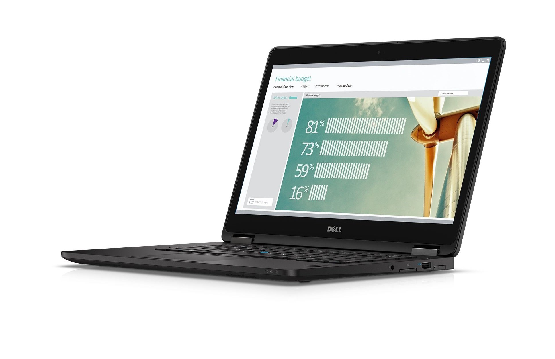 Dell DJXC6 Latitude 12 5 HD Laptop Intel Core i5-6300U 4GB DDR4 128GB Solid State Drive Windows 10