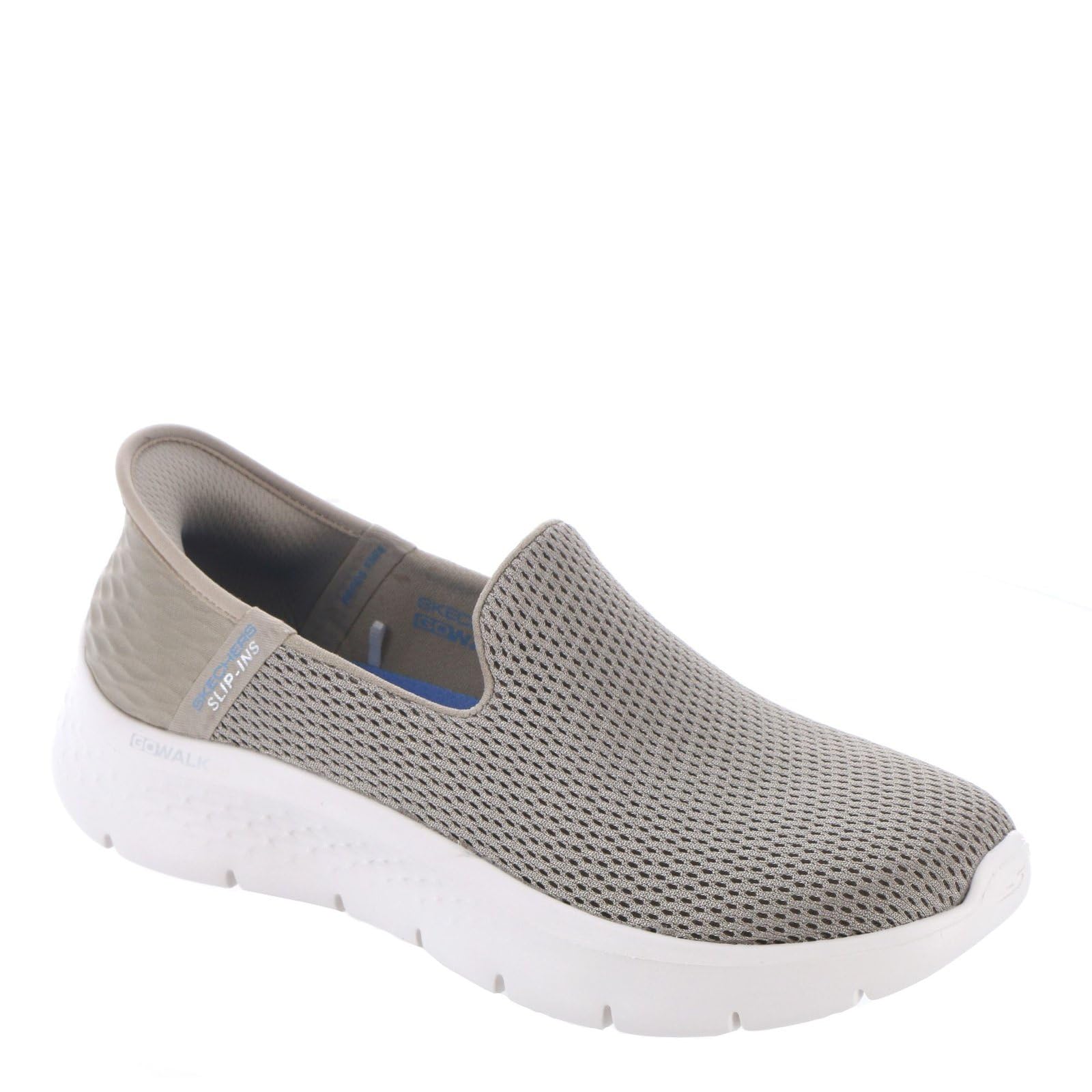 Skechers Women's Hands Free Slip-ins Go Walk Flex-Relish Sneaker, Blue Taupe, 8.5 UK