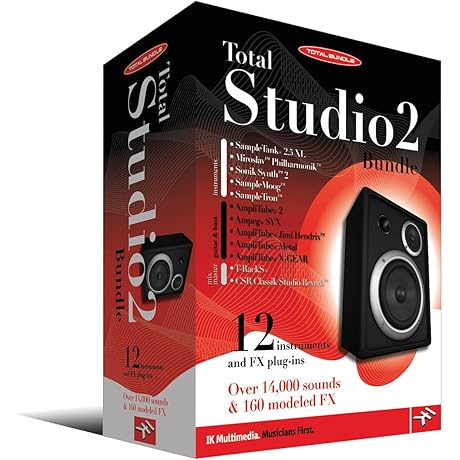 IK Multimedia Total Studio 2 Essential Gear for Modern Music Makers