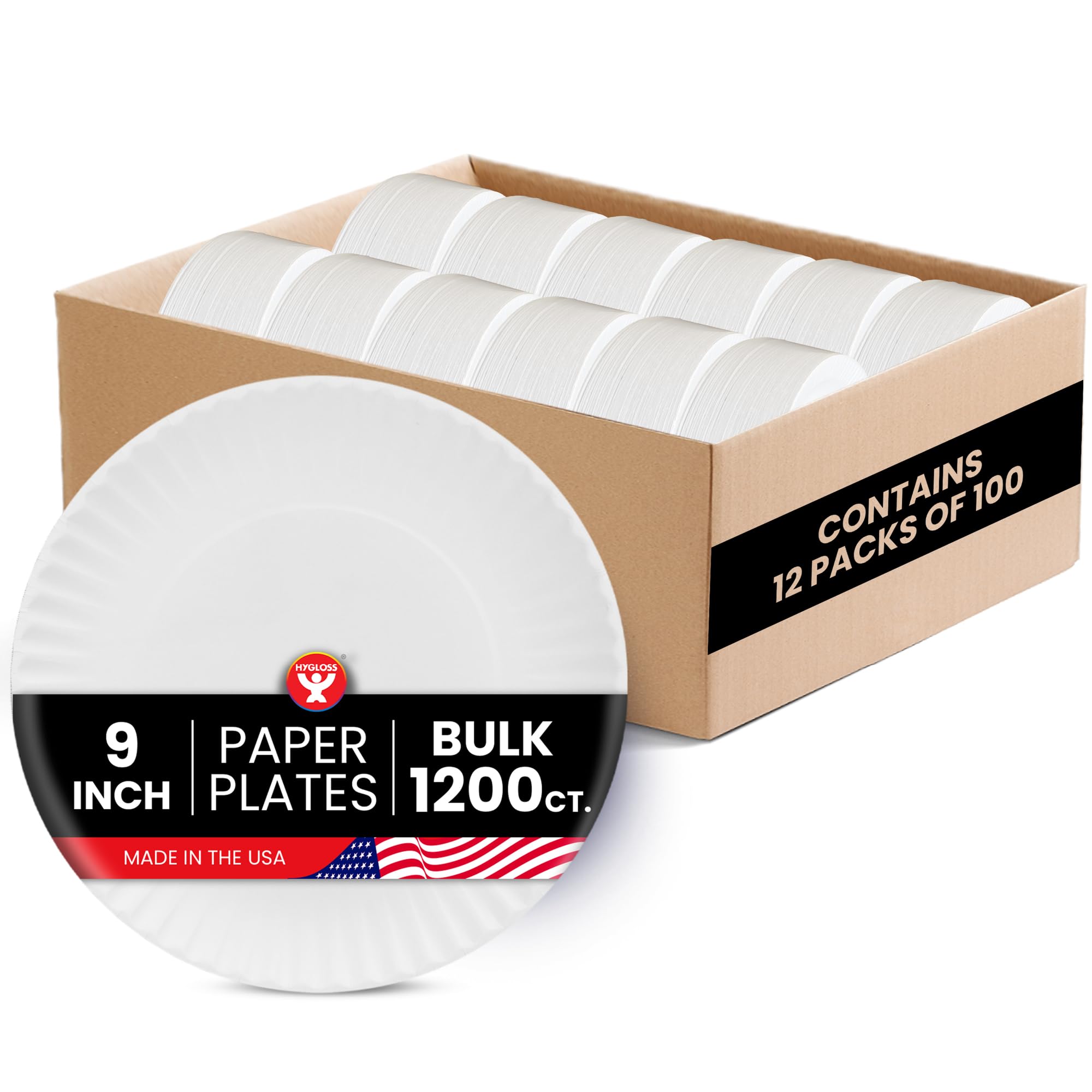 Hygloss Plates Papel decorativo (69259) 9"/22,9 cm