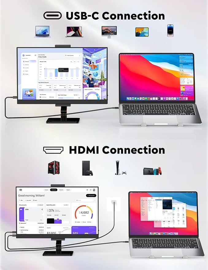 Monitor Extensor 15.6 FHD IPS miniatura 7