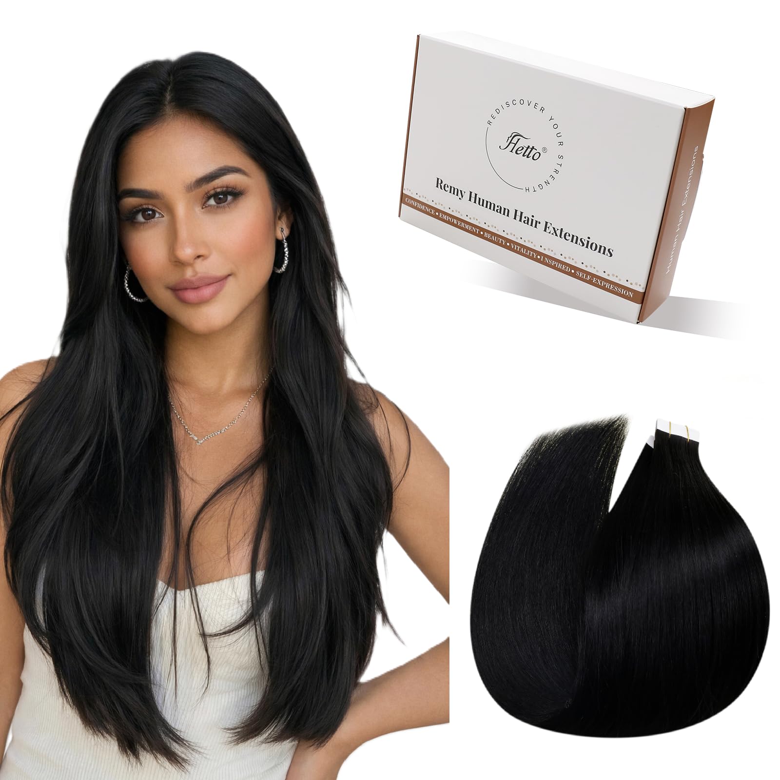 Hetto Echthaar Extensions Remy