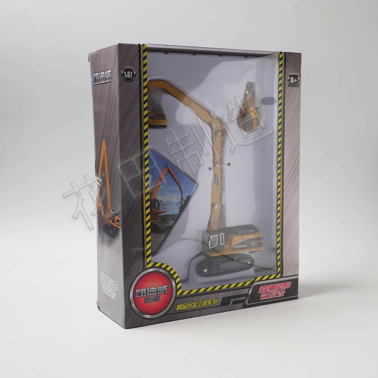 KDW 1:87 Scale Kaidawei Crawler Crane Model, Electromagnetic Grab, Suction Cup