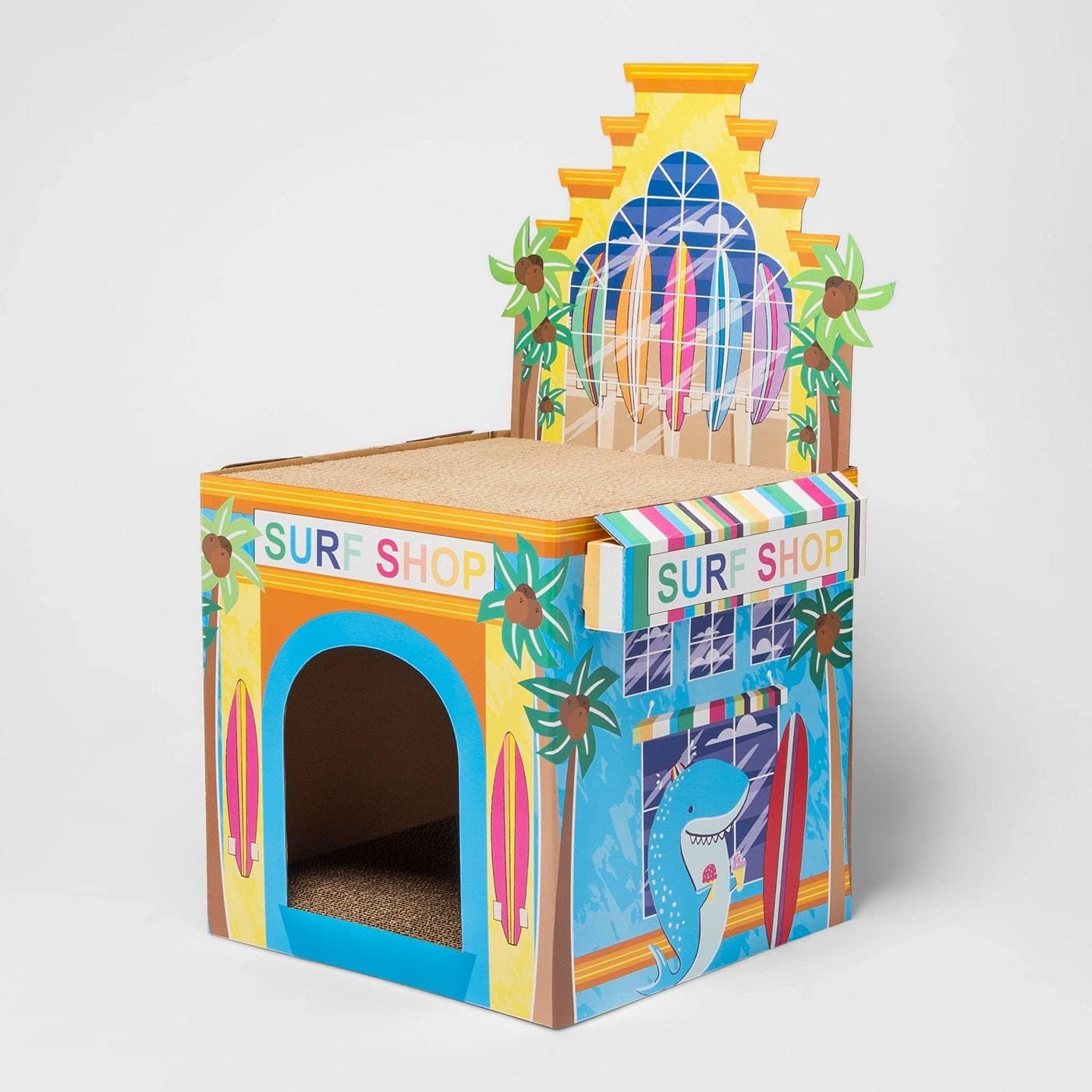 Sun Squad Surf Shop 2 Story Cat Scratch House, 80769464