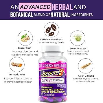 Stacker 3 XPLC by NVE Pharmaceuticals, 80 Capsules
