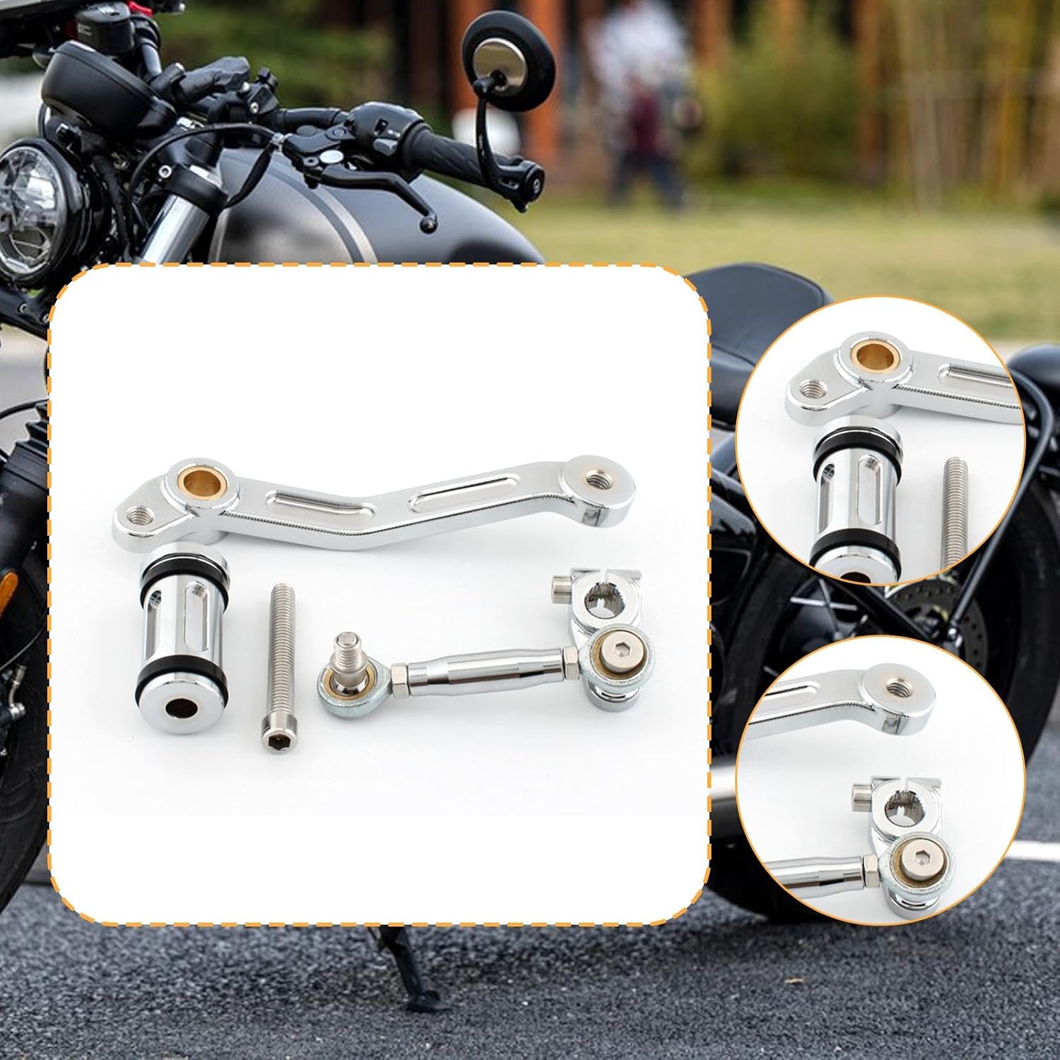 オートバイ用ブレーキクラッチギアペダルレバー、フットレバーキット V- 1985-2007用