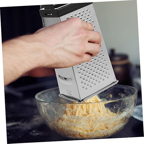 Miniatura 9 de Rallador de cuatro caras de acero inoxidable y picador de verduras Rebanador multifuncional para papas, tomates, pepinos y zanahorias, gadget