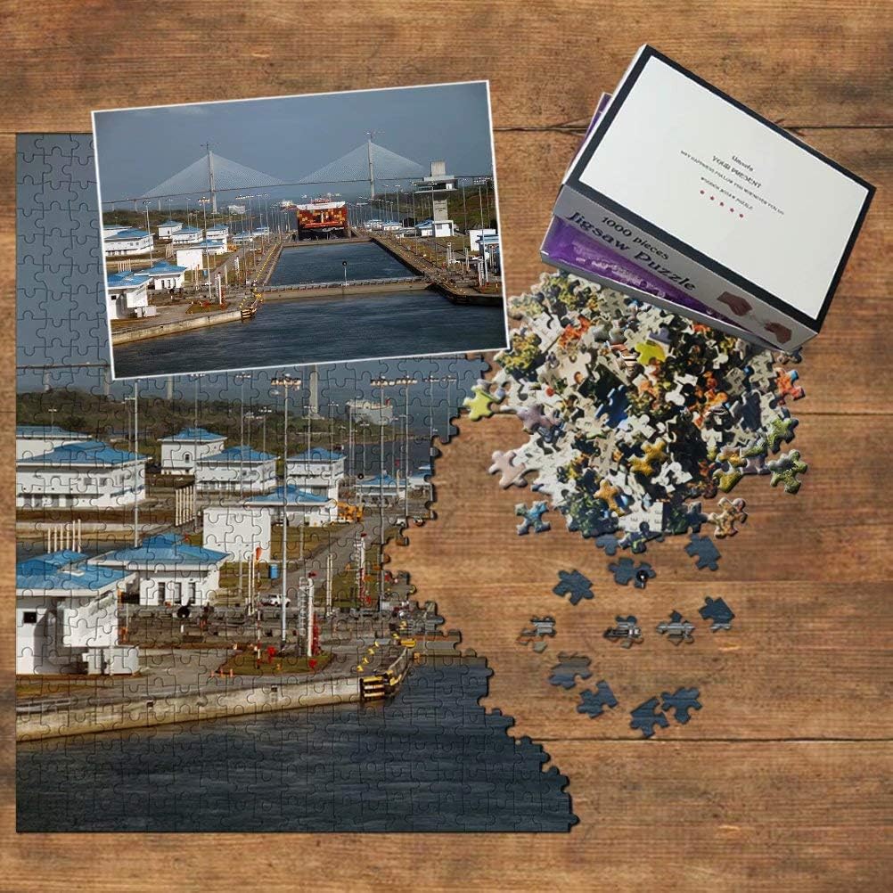 Panama Canal Jigsaw Puzzle 1000 Piece Travel Souvenir Wooden