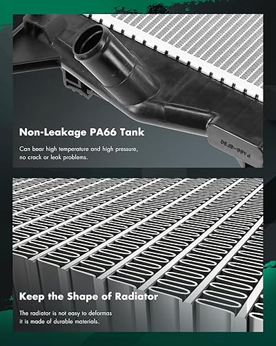 Vista 453 de SCITOO Radiador 2839 apto para Jeep 2006-2010 para Jeep para Commander 3.7L 2005-2010 para Jeep para Grand Cherokee 3.7L 2005-2009 para Jeep
