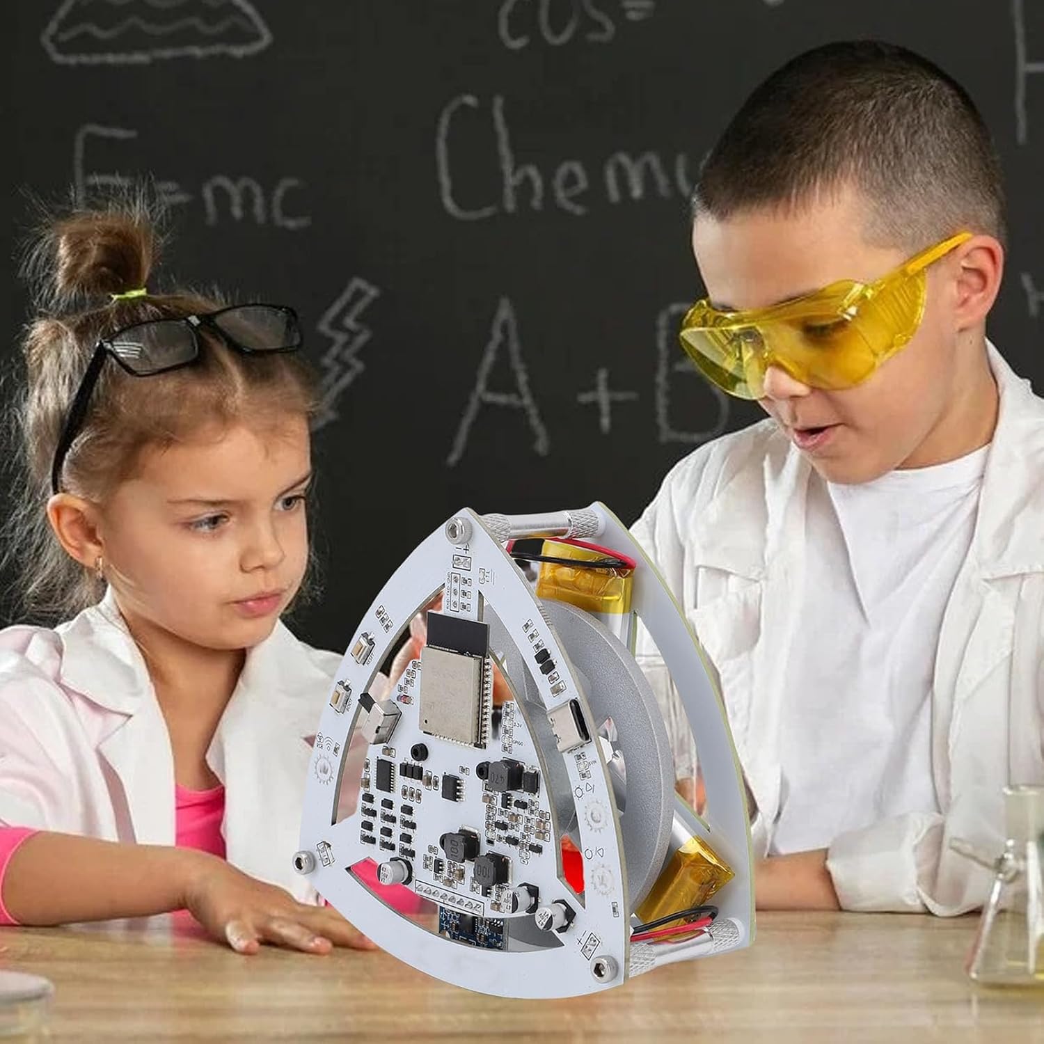 浮遊式バランスおもちゃ、多機能で楽しい物理実験キット、デスクトップ装飾、電子制御、子供と大人が楽しい物理原理を探求するのに最適