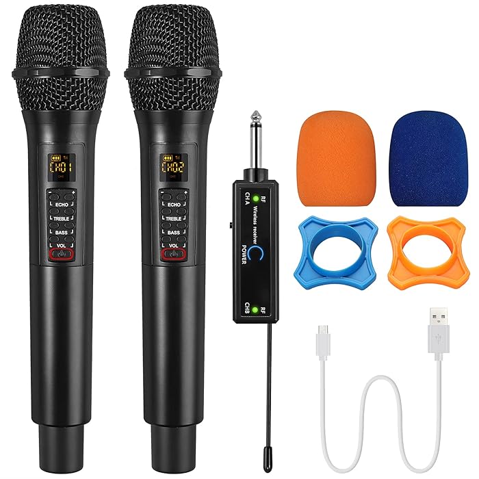 Buy PROZOR Wireless Microphone UHF Wireless Handheld Dynamic Mic System