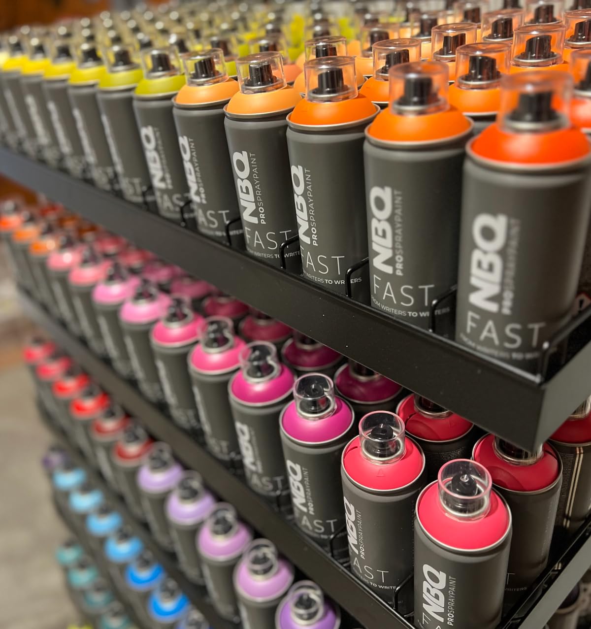 PROGAL COLORS NBQ Sprühfarbe, 6 x 400 ml, matt, Restaurierung, Straßenkunst, Dekoration, DYV, Graffiti, geringer Druck (Mix, 6)