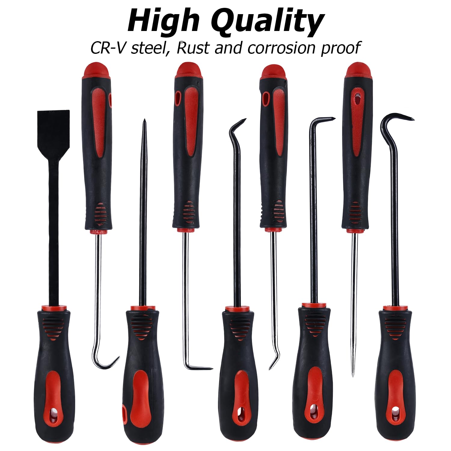 JEU DE 9 GRATTOIRS ET CROCHETS