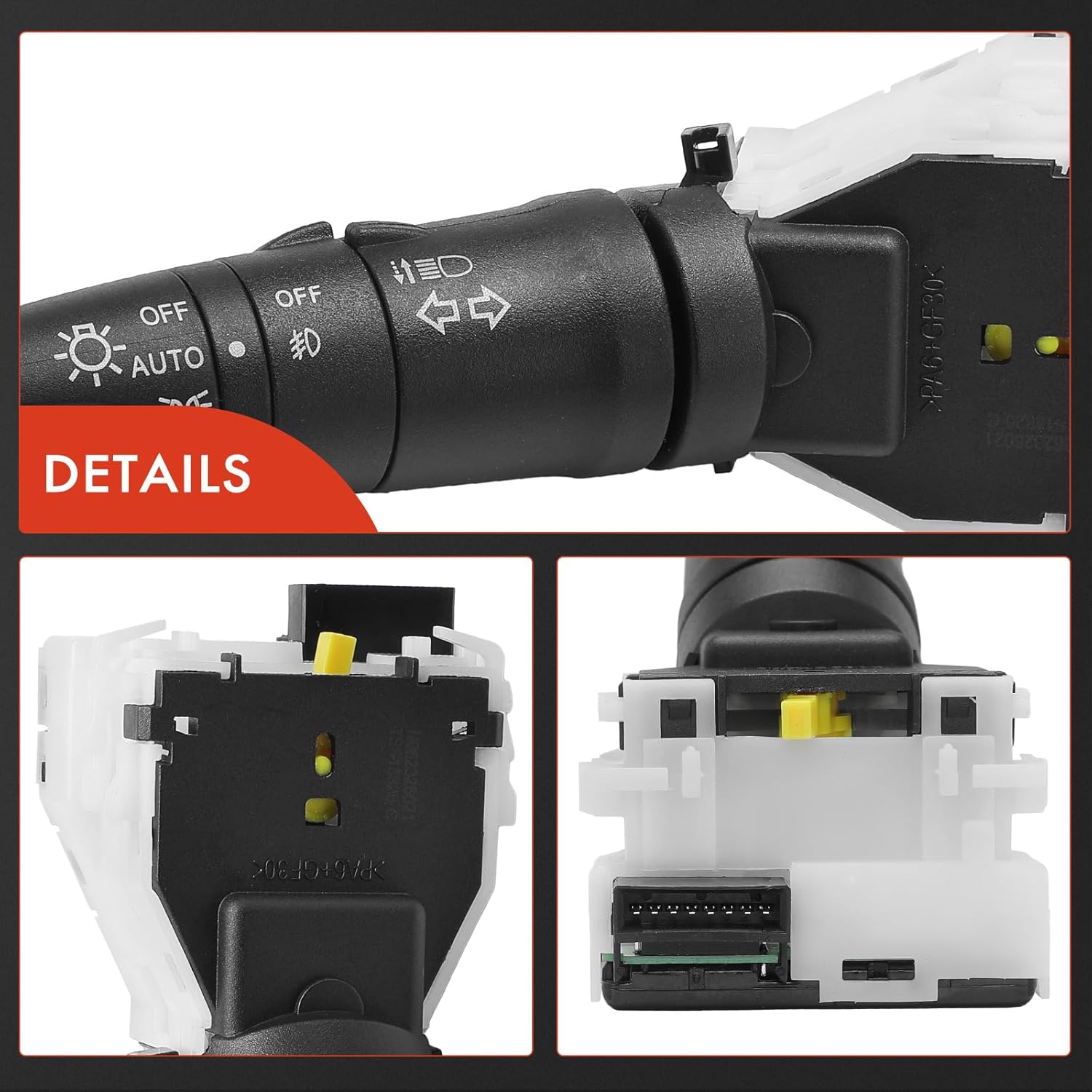 A-Premium Turn Signal Switch, Headlight Dimmer (Auto), Parking/Fog Light Multifunction Switch Lever Compatible with Infiniti G35 2006-2007, QX56 2007-2010, Nissan Armada 2008-2010, Titan 2008-2015