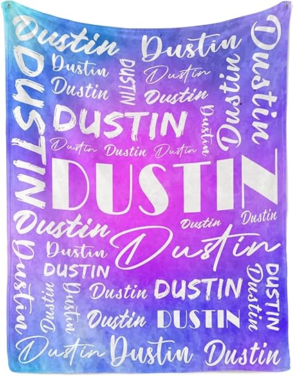 Name Blanket Personalized Name Blanket Customized Blanket with Name Text for Adult Kid Birthday Christmas Mothers Fathers Valentines Day Gift