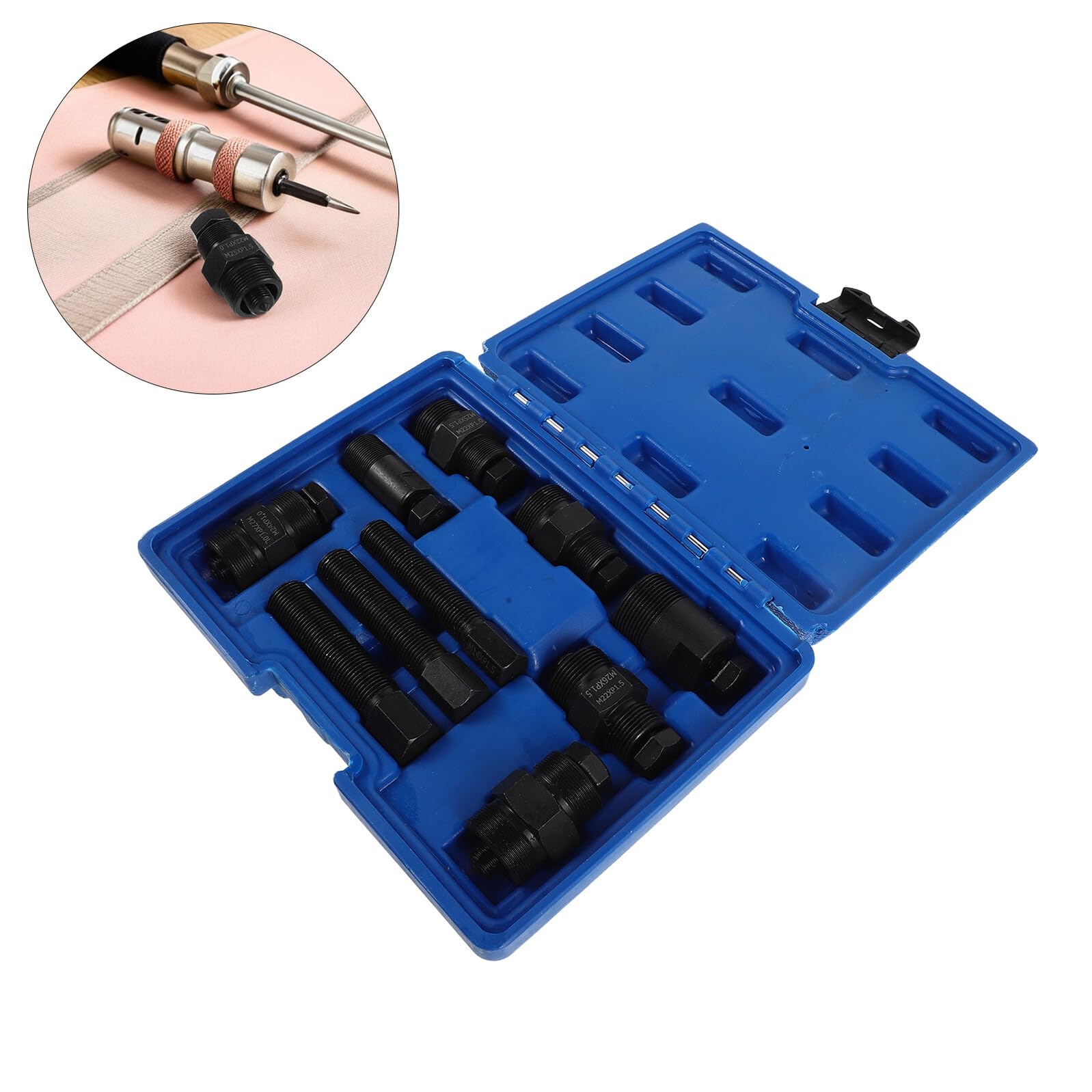 Cabilock 10 Pezzi Kit Estrattori Volano Moto in Acciaio al Carbonio per Piccoli Motori ATV, Scooter e Moto da Cross – Attrezzi Riparazione Motore per Meccanici e Appassionati