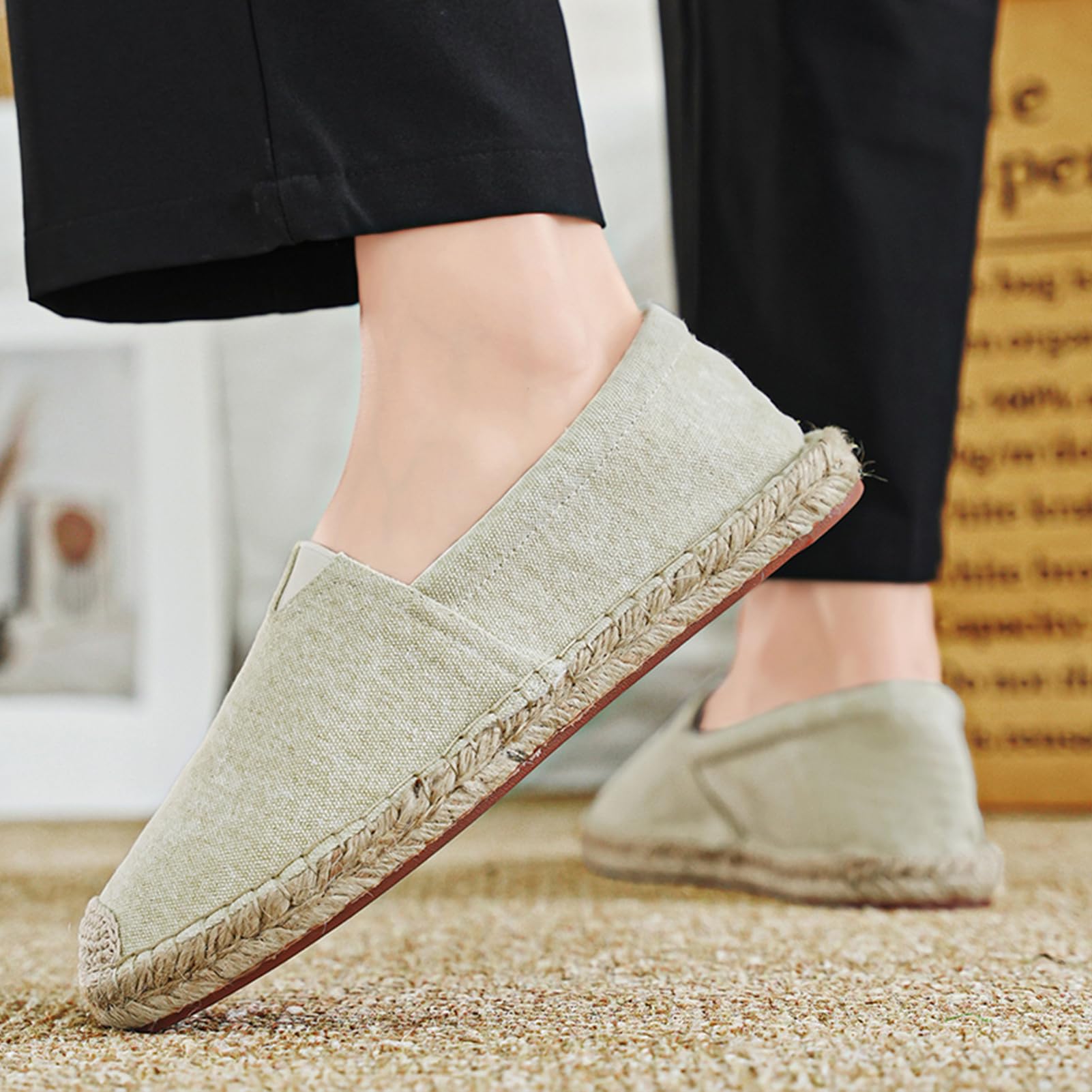 Alexis Leroy Chaussures Mode Canvas Espadrilles Homme
